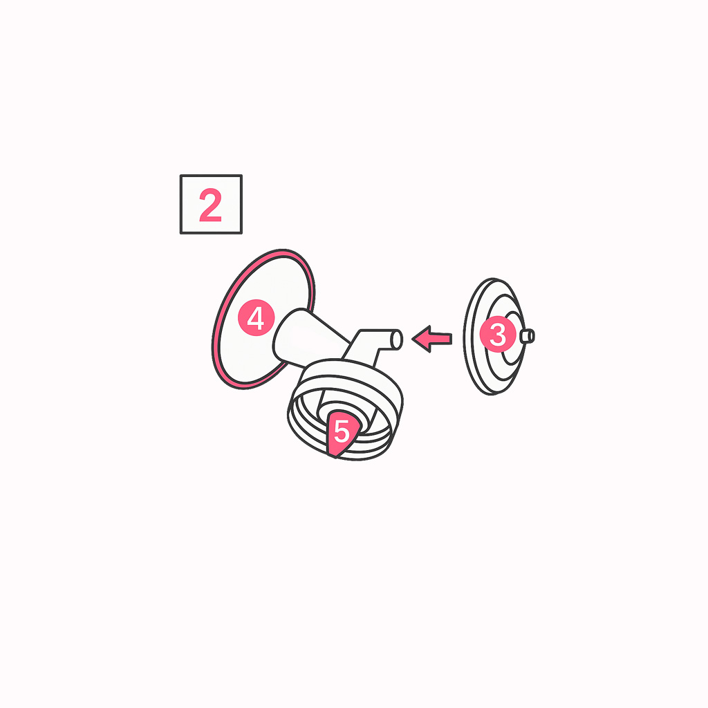 Insérer le protecteur anti-retour dans la téterelle